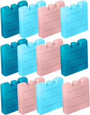 Mini Gefrierschrank Eisblöcke Wiederverwendbar Pack Kinder Schule Brotdose Reise Picknick - 8cm
