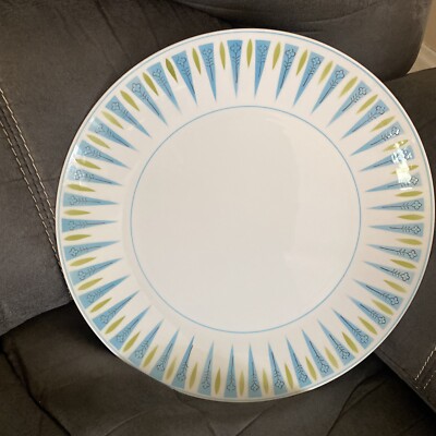Vintage Mikasa Blue Point Cera-Stone 3134-B 12'' Chop Plate Discontinued