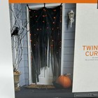 Target Halloween Lights Twinkling Curtain Orange Entryway Doorway Tested Works