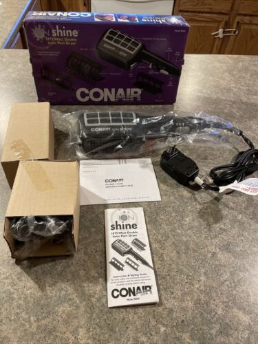 Conair Ion Shine 1875 Watt Double Ionic Port Hair Dryer Model #SD61 (New)