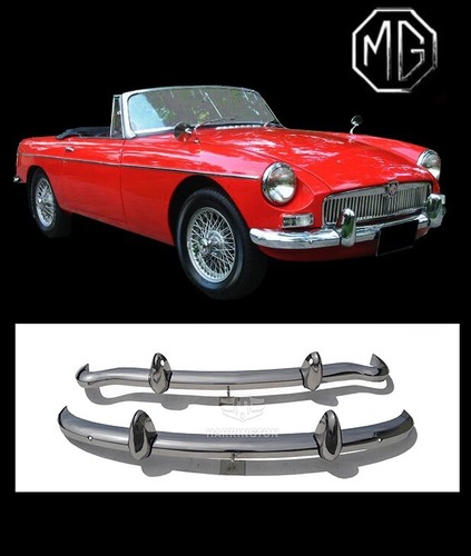 Brand new MG MGB stainless steel bumpers