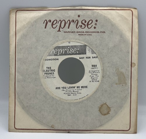 The Electric Prunes 45 RARE PROMO Get Me To The World On Time Single VTG - Picture 4 of 4