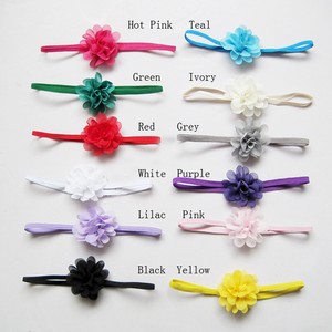 10Pcs-Chiffon-Flower-Hair-Band-Headband-Elastic-for-Baby-Girl-Infant-Toddler-IL