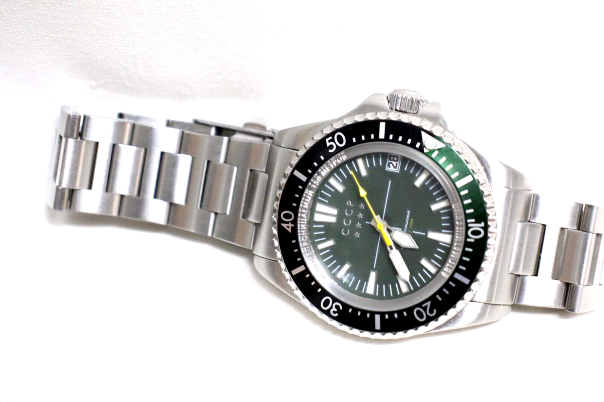 CCCP automatic watch Kamchatka CP-7048 green/black | eBay