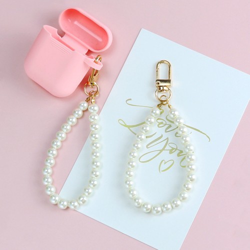 2 PCS Pearl Key Chain Protective Pendant Decorative Lanyard - Zdjęcie 6 z 12