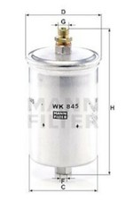 MANN-FILTER Kraftstofffilter für MERCEDES COUPE C123 C124