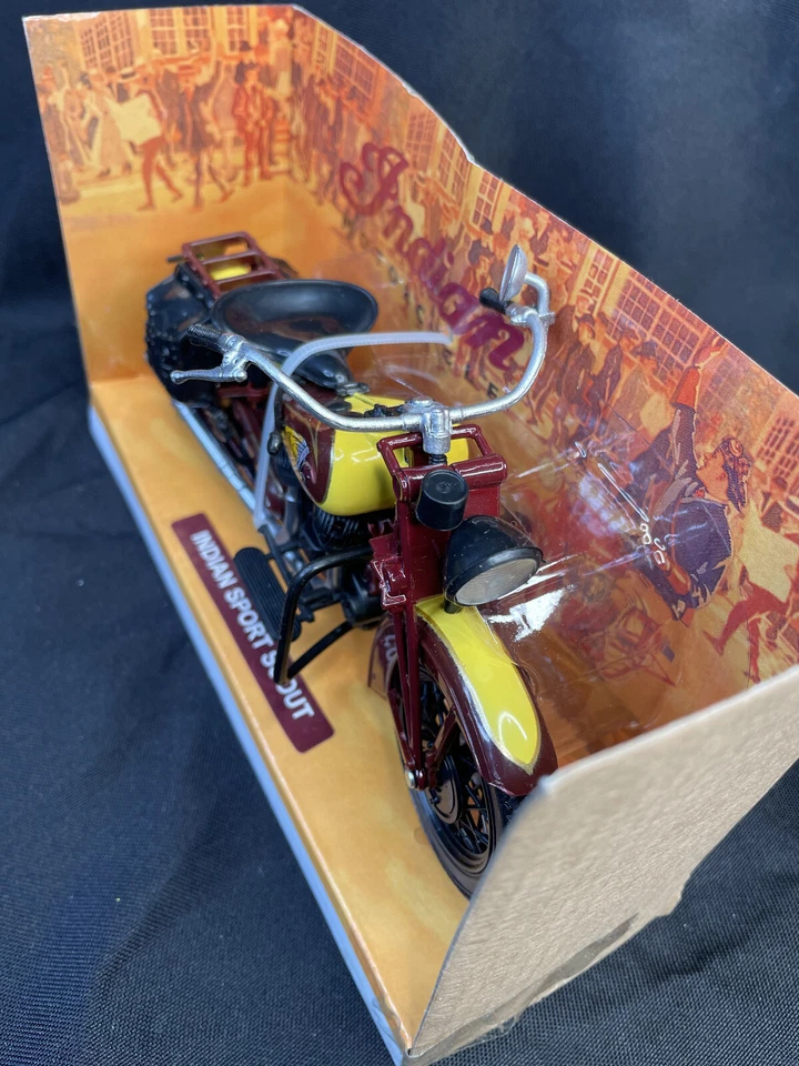 Nueva motocicleta Ray 1934 Indian Sport Scout 2017 1:12 Foto 3 de 4