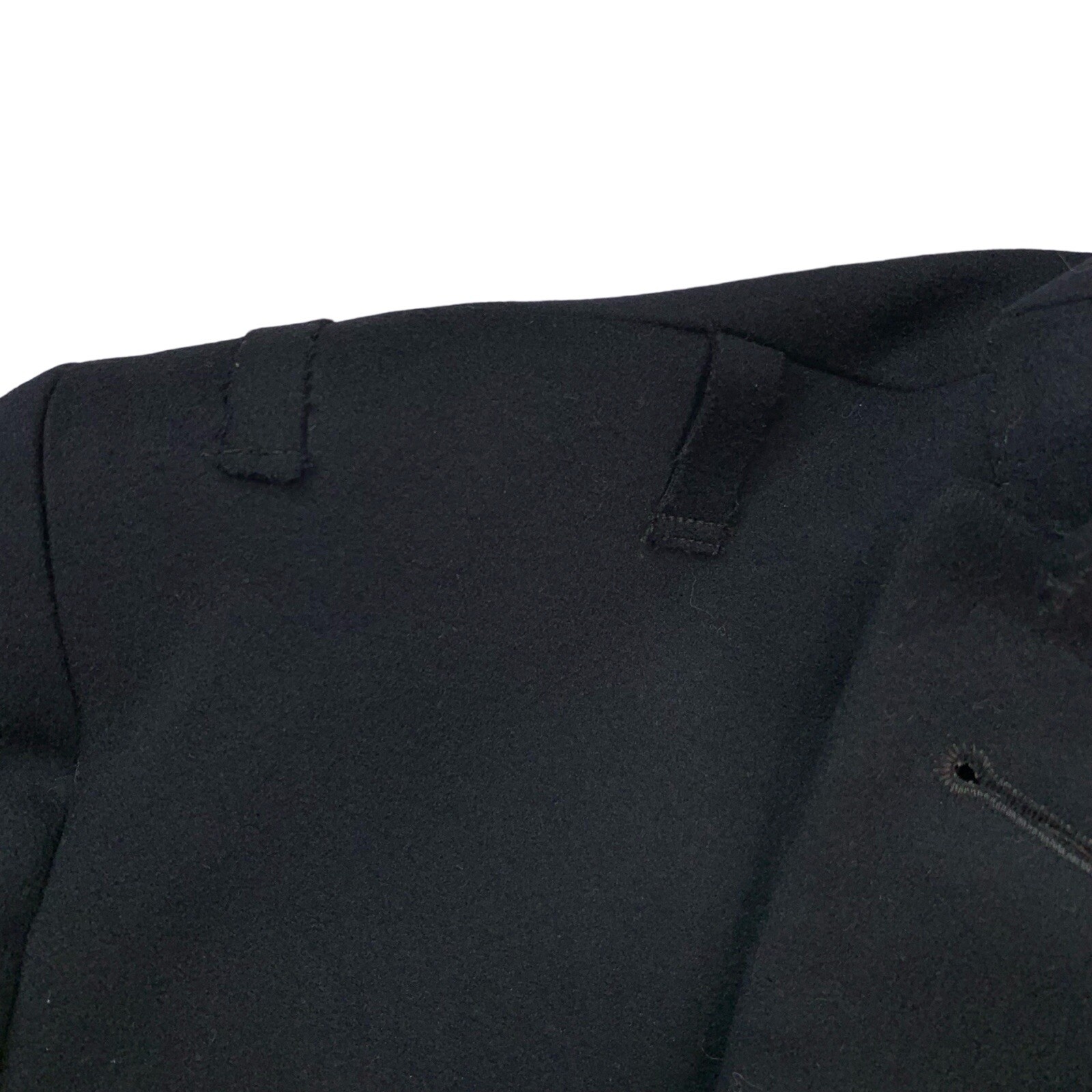 1940's WW2 40 R BJ Simpson Double Breasted Belted Officers Over Coat Made USA image 5