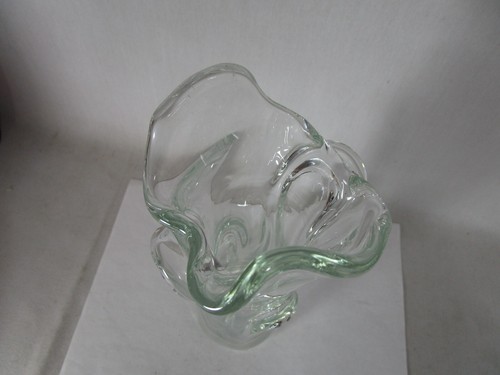 Jan Beranek Skrdlovice Mid Century Art Glass Vase Czech Sommerso Bohemia Murano - Picture 10 of 10