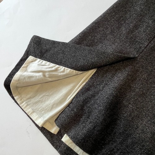 Abito vintage MCQ MCQUEEN catena gotico peekaboo collo lana mercoledì XS 38 grigio - Foto 7 di 24