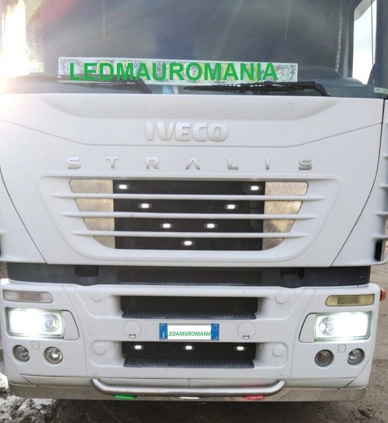 KIT LED STRALIS IVECO H7 24V 2015 100W LUCI PROFESSIONALE 6000K ANABBAGLIANTE PV - Immagine 3 di 4