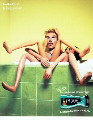 Werbung Advertising 079 2006 Achse Duschgel die Ruhe der Krabbe 2