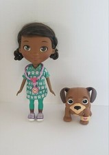 Doc McStuffins Hospital Doll In Rare Green Outfit  Dog Fido