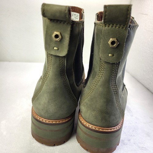 TIMBERLAND Courmayeur Valley Womens Chelsea Boots Nubuck Olive Green UK9 (X16) - Picture 19 of 22