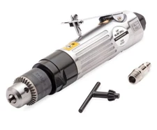 Rockwood Air Drill Inline Non-Reversible Pneumatic 2500 RPM Speed 3/8in.