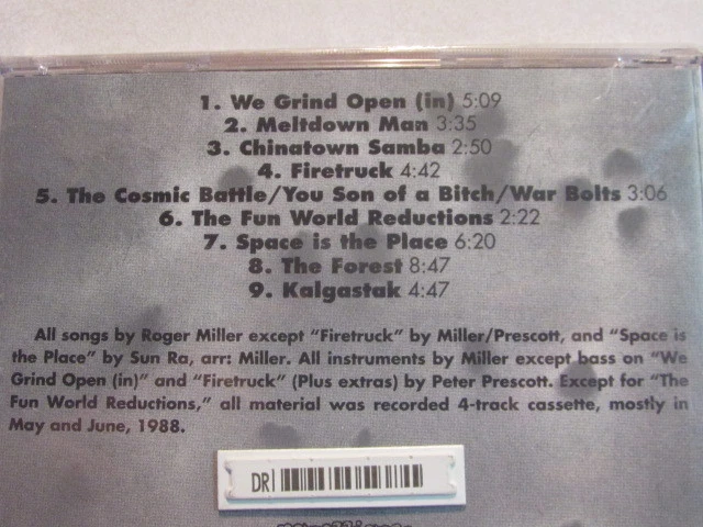 ROGER MILLER OH 1994 NEW SEALED ORIGINAL PRESS ELECTRONIC AMBIENT NAR CD 097 OOP - Image 3 of 4