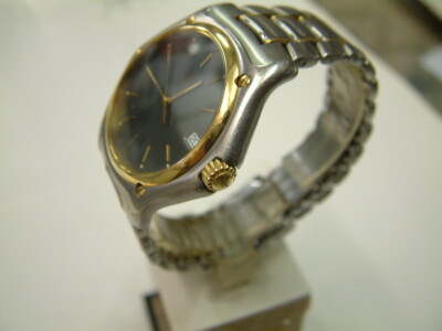 EBEL 1911 STAHL / GOLD  ( 18 k ) HERREN ARMBAND UHR