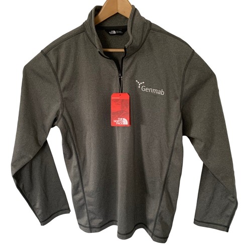 The North Face Pullover Mens Large Tech 1/4 Zip Fleece Asphalt Heather Gray NEW - Picture 7 of 8