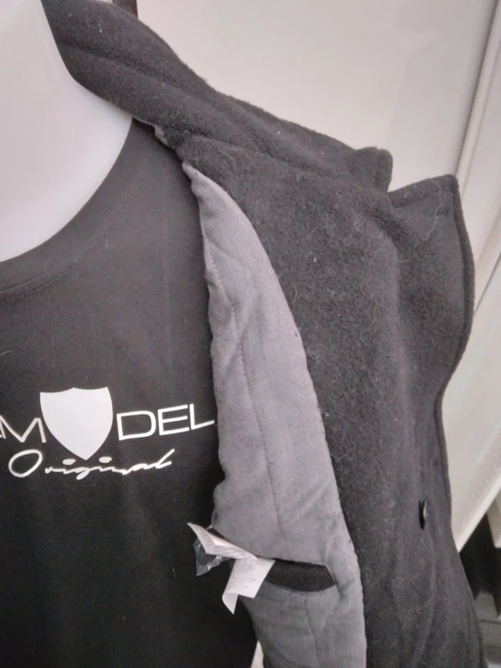 Ben Sherman Chaqueta de Piel Usado Hombre Talla L Negro XXC196L - Imagen 4 de 4