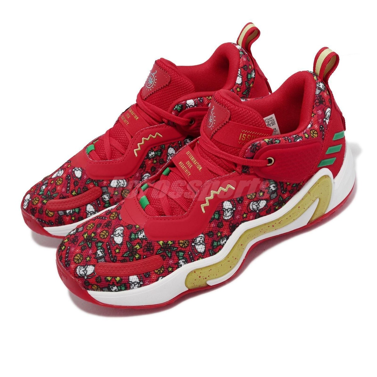 シューズ Don.K ADIDAS D.O.N. ISSUE 3 CHRISTMAS BASKETBALL SHOES SIZE 7.5