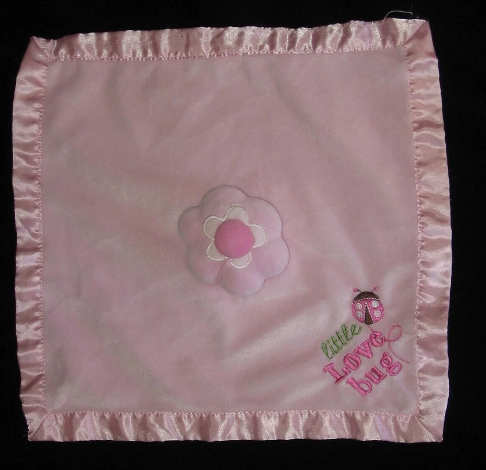 Circo Flower Little Love Bug Security Blanket Baby Lovey Ladybug Pink Target - Image 3 of 4