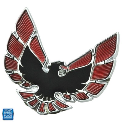 1970-73 Pontiac Firebird OE Factory Style Metal Bird Trunk Emblem With Posts