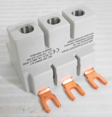 ABB 1SAM201907R1103 S1-M3-25 3-Phase Power Infeed Block | eBay