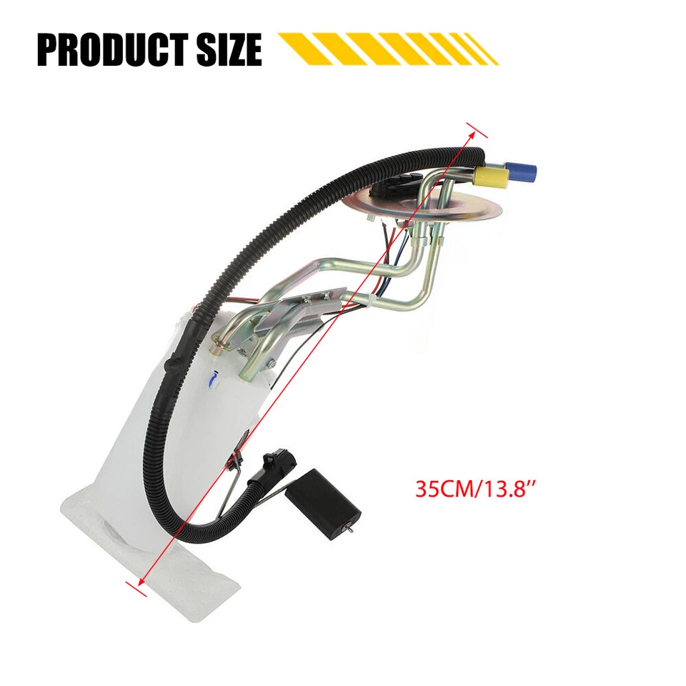 Conjunto de módulo de bomba de combustível dianteira e traseira para 1990-1997 Ford F-150 L6 4.9L gasolina - Imagem 3 de 4
