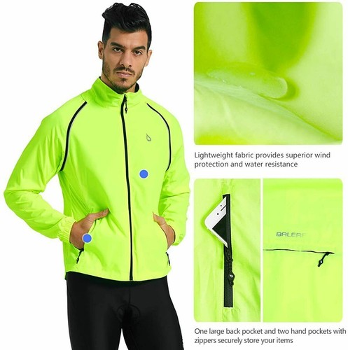 BALEAF Mens Cycling Jacket Windbreaker 