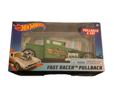 Hot Wheels Bone Shaker Fast Racer Pullback & Go Green 2020 