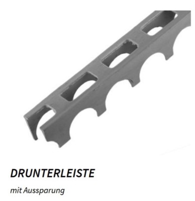(GP.1,10 /m) 50m Drunterleiste 30mm Brücke Stangenabstandhalter für Bewehrung