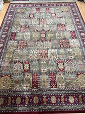 8'8" x 12'2" Karastan Panel Design Oriental Rug - Full Pile - Made in USA