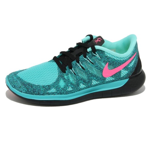 1244O sneaker NIKE WMNS FREE 5.0 azzurro scarpe donna shoes woman 1244O sneaker NIKE WMNS FREE 5.0 azzurro scarpe donna shoes woman
