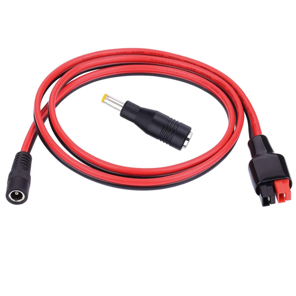 DC 5.5mm x 2.1mm Power Female Cable To Solar Panel RV Battery Portable Generator - Image 3 of 4
