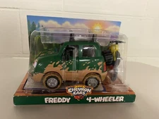 Vintage Chevron Cars Freddy 4-Wheeler w/ 2 Mountain Bikes 1996- New