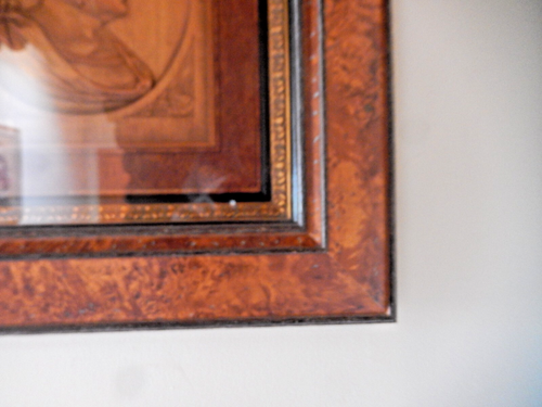 Carved Unique WOODEN General PROFILE Framed - Antique - 24" X 21" Glass Coverd - Picture 4 of 9