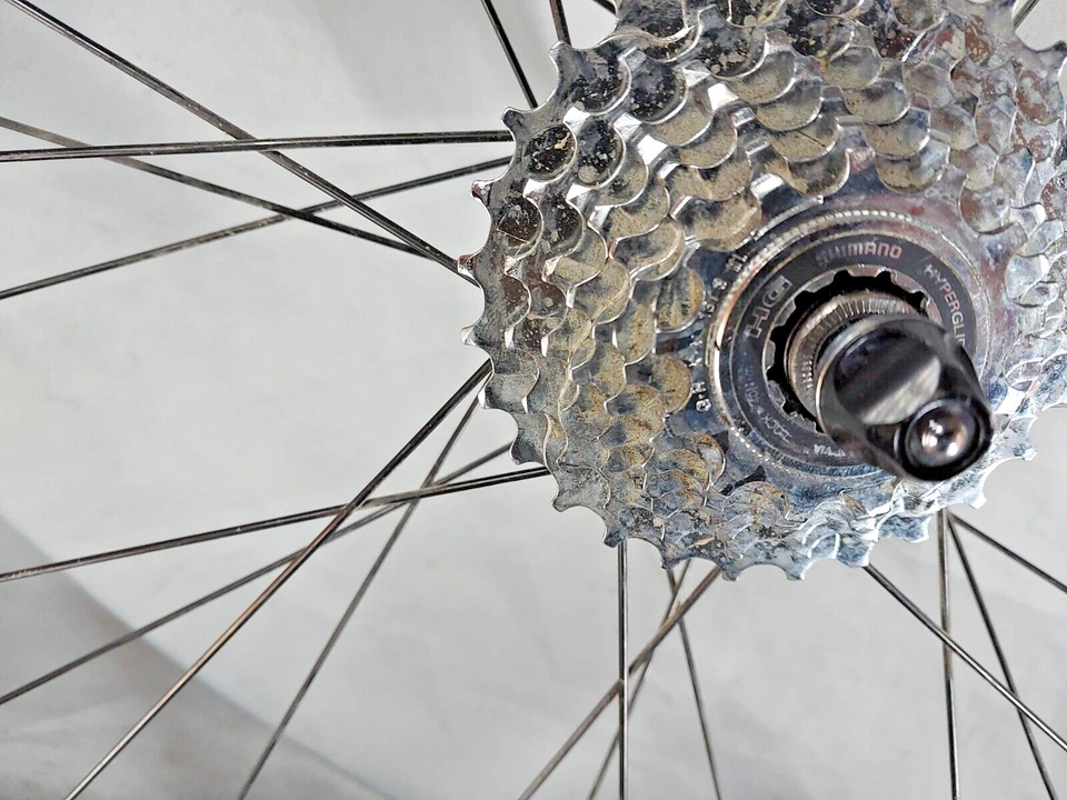 HED Bélgica+ 700c Rueda Trasera Bicicleta de Carretera Cyclops Buje Powertap 7 Velocidades ¡Envío a EE. UU.! Foto 4 de 4