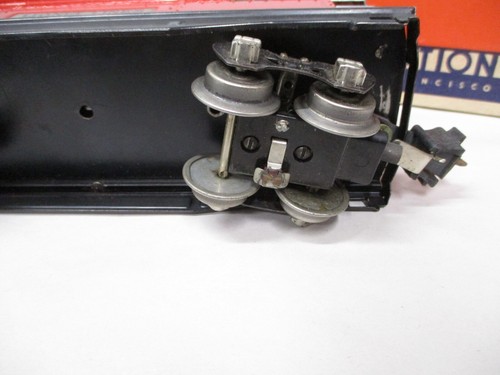 Borde de níquel rojo caboose Lionel 2817 con caja calibre O de preguerra X6446 - Imagen 7 de 7