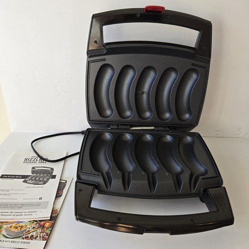 Johnsonville Electric Sizzling Sausage Grill BTG-0498 No Drip Tray Tested Indoor - Picture 14 of 14