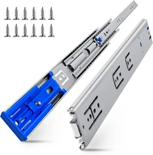 200 Lbs Soft Close Heavy Duty Drawer Slides 1 Pair 14 16 18 20 22 24 26 28 Inch