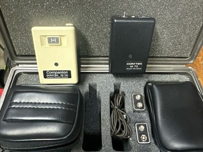 ComTek PR-72B Receiver & M72 Transmitter w/ Accessories (# 2)