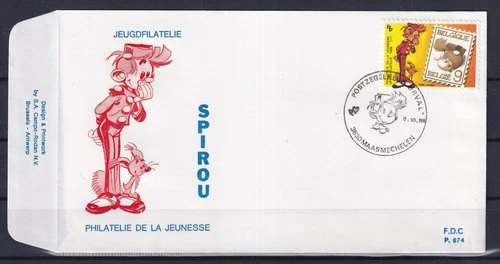 [LM78592] Belgium N°2302FDC Comics First Day Cover COB € 17,00 SUPERB