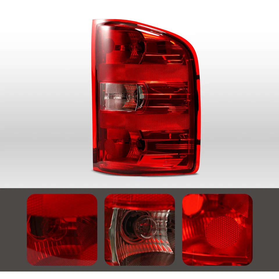 适用于 2007 - 2013 雪佛兰 Silverado 1500 2500 3500 卤素尾灯乘客侧 — 第 2/4 张图片