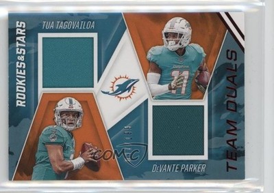 2020 Rookies & Stars Team Duals Relics Devante Parker Tua Tagovailoa RC 1q03