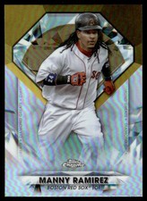 2022 Topps Chrome Update Diamond Greats Die-Cuts Manny Ramirez Boston Red Sox