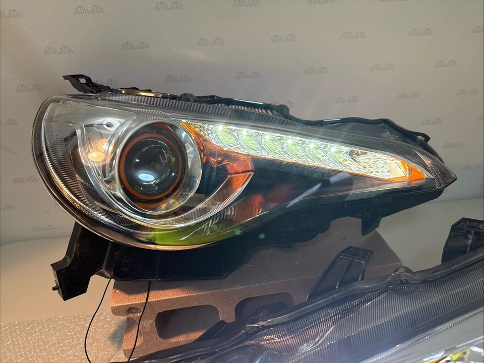 For Subaru BRZ Toyota 86 Scion FR-S 2012-2020 Orange LED OEM Headlights SET JDM - Изображение 4 из 4