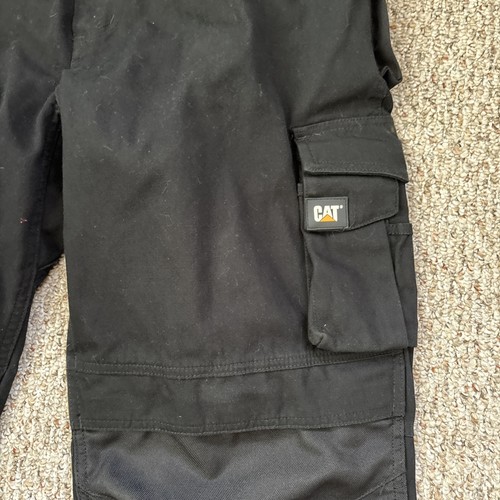 CAT Caterpillar Trademark Pants 38x30 Utility Trouser Tool Pockets Canvas Work - Picture 4 of 6