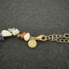 Vintage Chinese Cloisonne Enamel Quartz Carnelian Beaded Pendant Necklace — photo 7