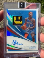 2023 BLACK BOX  1/1 2020 SHAI GILGEOUS-ALEXANDER Immaculate SPONSOR TAG Auto GU