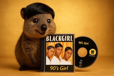 Blackgirl   90 s Girl CD Single 1994 RCA BMG R&B Hip Hop TLC Style OOP Rare